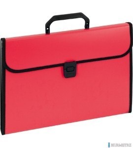 Aktówka harmonijkowa 9112A czerwona EAGLE 120-1220