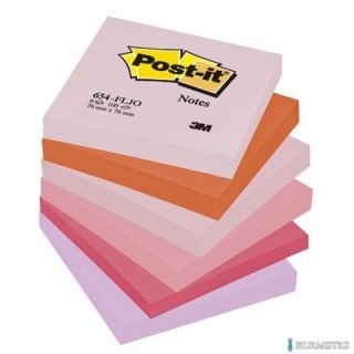 Blocz.76x76 p.RADOSNA 654FLJO 6szt.POST-IT 3M FT510283458