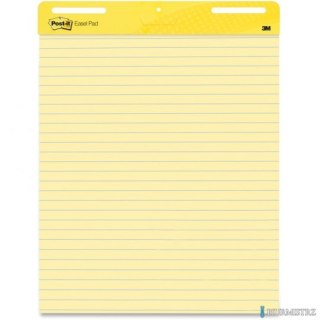 Blok flipchart samoprzylepny żółty w linię 30k 3M-21200694851 POST-IT