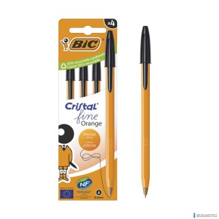 Długopis BIC Cristal Original czarny Pudełko 4szt, 516335