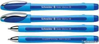 Długopis SCHNEIDER SLIDER MEMO XB niebieski 150203