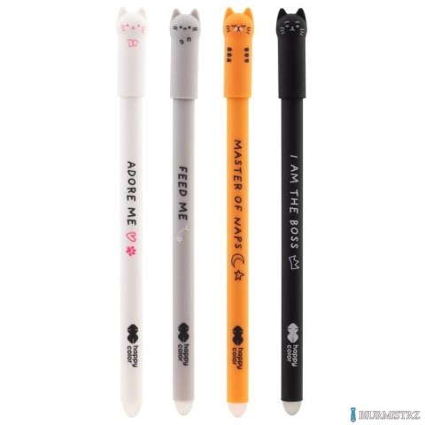 Długopis usuwalny kitty 0.5mm niebieski HAPPY COLOR 4120 01ki-3