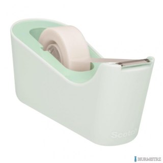 Dyspenser do taśm SCOTCH (C-18M), w zestawie taśma Magic 19mmx33m, miętowy