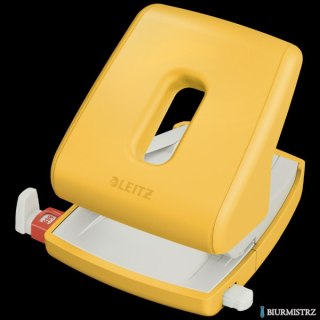Dziurkacz Leitz Cosy, żółty, 30 kartek, 10 lat gwarancji 50040019