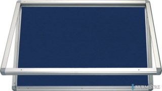 Gablota tekstylna 90x60 OFFICEBoard niebieska GT196 2X3