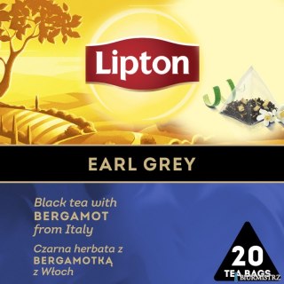 Herbata LIPTON PIRAMID EARL GREY 20t czarna