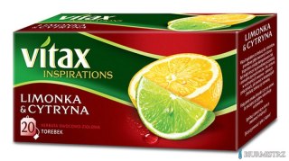 Herbata VITAX INSPIRATIONS LIMONKA&CYTRYNA 20t*2g zawieszka