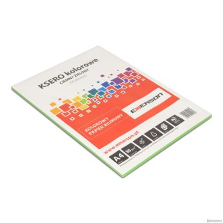 KSERO KOLOR A4 CIEMNY ZIELONY 80g, 50 arkuszy xem408052x10x050