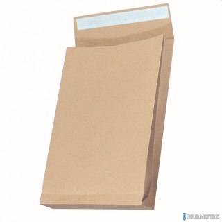 Koperty RBD z taśmą silikonową OFFICE PRODUCTS, HK, B4, 250x353mm, 130gsm, 25szt., brązowe