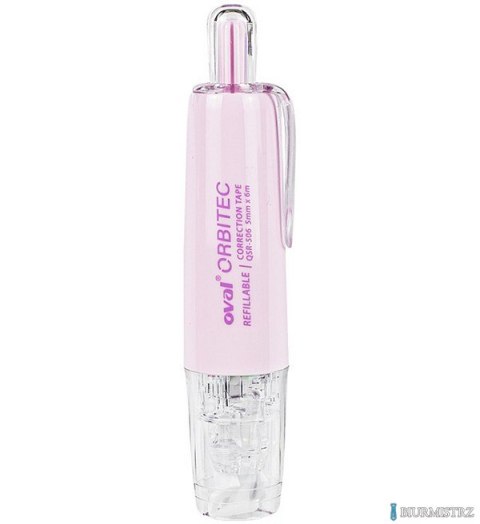 Korektor OVAL w taśmie 5 mm x 6 m QSR-506/1R różowy 160-2402