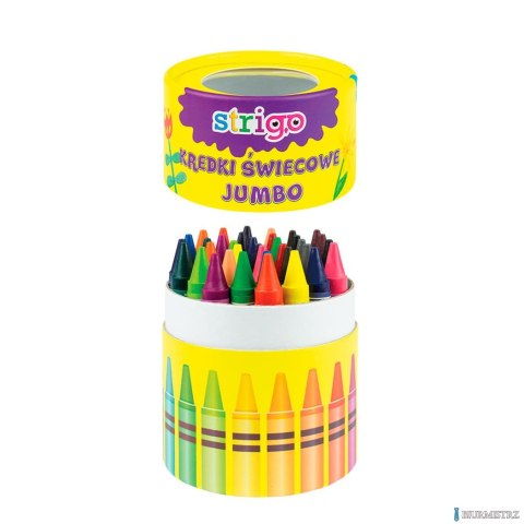 Kredki świecowe JUMBO 36szt STRIGO SSC026