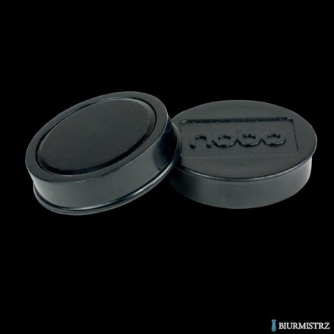 Magnesy do tablic 38 mm (1,5 kg), czarne, , 10 szt. Nobo 1915305