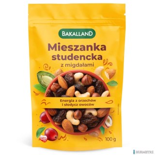 Mieszanka Studencka z migdałami 100g BAKALLAND