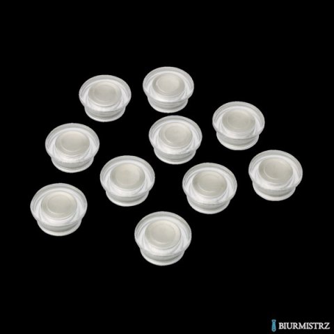 Mocne magnesy do tablic szklanych NOBO Rare Earth (10szt) transparentne 1903854