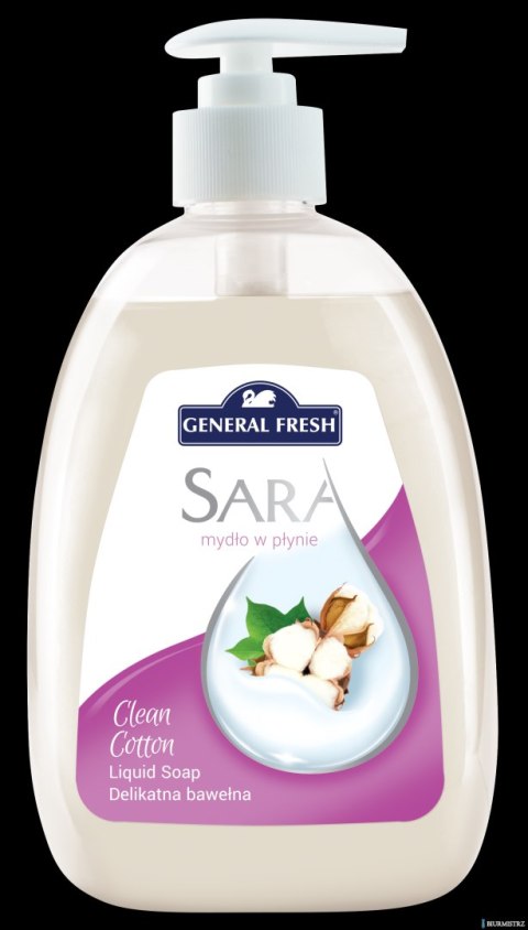 Mydło w płynie SARA 500ml DELIKATNA BAWEŁNA GENERAL FRESH 11014