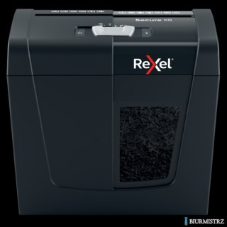 Niszczarka Rexel Secure X6, (P-4), 6 kartek, 10 l kosz, 2020122EU
