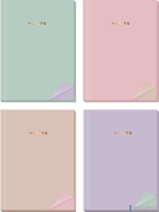 Notatnik PT A5 80k Notebq z kolorowymi bokami INTERDRUK