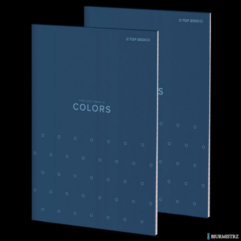 Notatnik TOPCOLORS KLE A6 50K 70G kratka niebieski 400169237 Top 2000