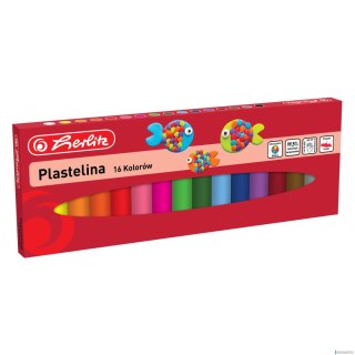 Plastelina 16 kolorów 300022655 HERLITZ