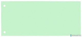 Przekładki indeksujące kartonowe 1/3 A4 ELBA, jasnozielone, 100205028