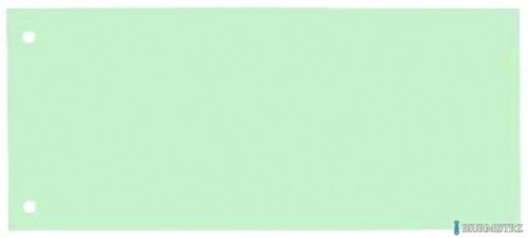 Przekładki indeksujące kartonowe 1/3 A4 ELBA, jasnozielone, 100205028