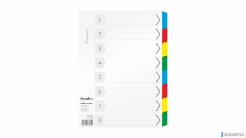 Przekładki laminowane A4 - 8 TRY-02-04 Biurfol TRY-02-04