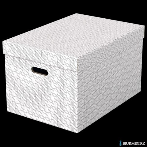 Pudełka domowe do przechowywania, rozmiar L, 3 sztuki, białe Esselte 628286