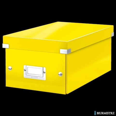 Pudło na DVD Leitz C&S, żółte 60420016