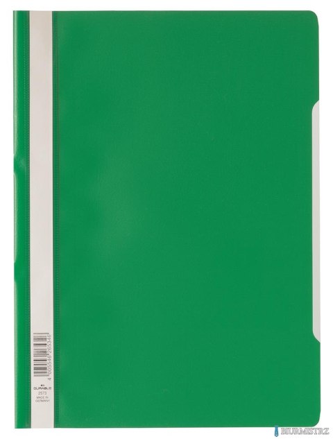 Skoroszyt A4 z przezroczystą okładką z PP Zielony 257305 DURABLE (50)