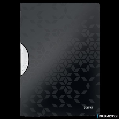 Skoroszyt z klipsem Leitz WOW, czarny 41850095