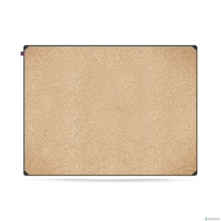 Tablica korkowa MemoBe idea EDGE ALL BLACK, rama aluminiowa czarna, 120x90 cm MITC120090.00.61.51