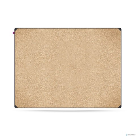 Tablica korkowa MemoBe idea EDGE ALL BLACK, rama aluminiowa czarna, 120x90 cm MITC120090.00.61.51