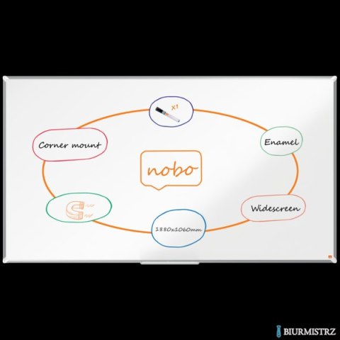 Tablica porcelanowa panoramiczna Nobo Premium Plus 85 1880x1060mm 1915369