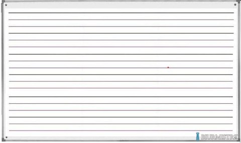 Tablica suchościeralna- magnetyczna 170x100cm trójlinia biała TSU17103L 2x3