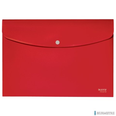 Teczka kopertowa Leitz Recycle A4 PP, czerwona 46780025