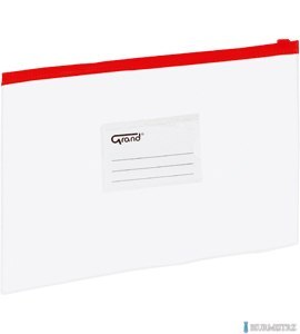 Teczka kopertowa zamek EC007B, czerwona, A5 EAGLE 120-1470 suwak