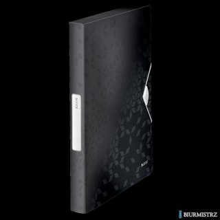 Teczka z gumką PP Leitz WOW, 30 mm, czarna 46290095