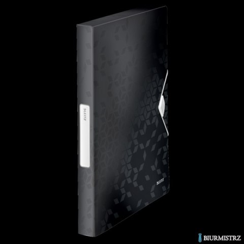 Teczka z gumką PP Leitz WOW, 30 mm, czarna 46290095