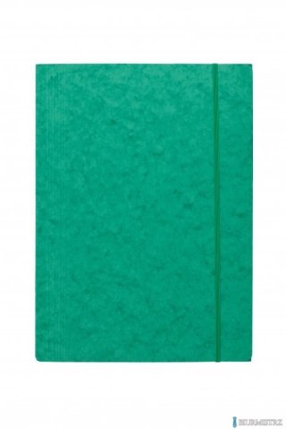 Teczka z gumką prostą DOTTS A4 preszpan zielona 390g