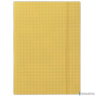 Teczka z gumką w kratkę pomarańczowa DONAU FEP12 kratka