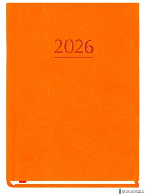 Terminarz MARTA B6 2026 - pomarańczowy Michalczyk i Prokop T-215V-P 120x165mm kalendarz 1 tydzień na 2 stronach
