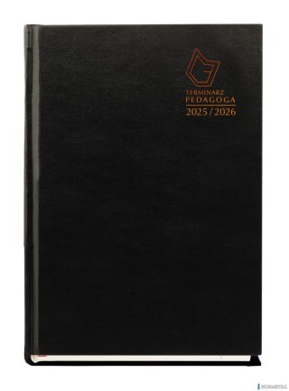 Terminarz PEDAGOGA 2025/2026 CZARNY A5 T-150V-V Michalczyk i Prokop