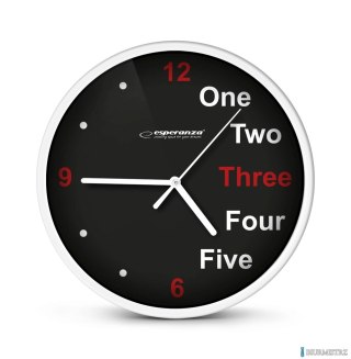 Zegar ścienny PRAGUE biały EHC014W ESPERANZA (X)