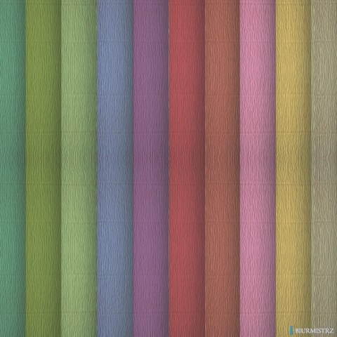 Bibuła marszczona Creatinio 50x200 mix pastelowy komplet 10 sztuk 400153932 TOP-2000