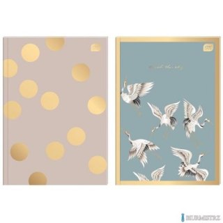 Brulion B5 160k kratka MET SATIN GOLD INTERDRUK