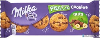 Ciastka MILKA Pieguski 135g Czekolada i orzechy CHOCO COOKIE NUT
