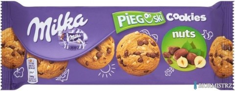 Ciastka MILKA Pieguski 135g Czekolada i orzechy CHOCO COOKIE NUT