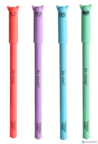 Długopis Feelingi CATS, 0.5 mm, niebieski, Happy color HA AGP10872-3