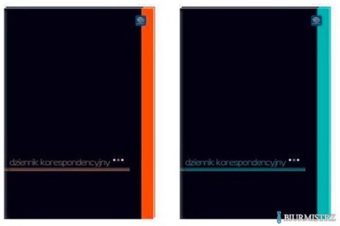 Dziennik korespondecyjny A4 96k 70g mix kolor INTERDRUK