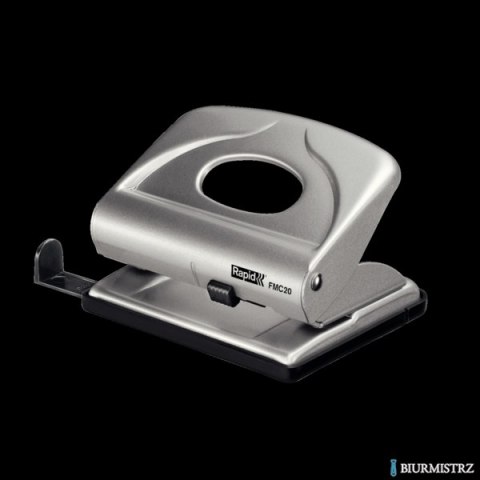 Dziurkacz mały metalowy FMC20 RAPID srebrny 20 kartek 21835402